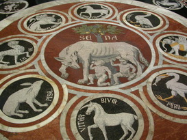 Mozaiek van Romulus en Remus